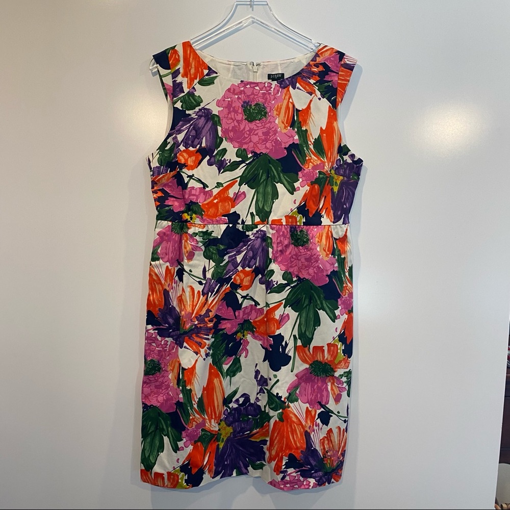 J. Crew Floral Cora Sheath Dress